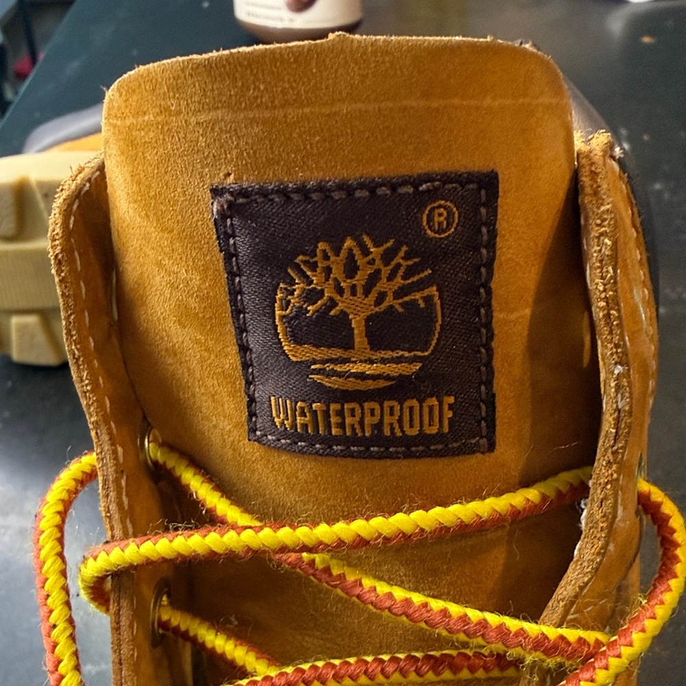 Timberland Wheat Nubuck Lace-Up Boots – Classic Work Boots - Picture 9 of 13